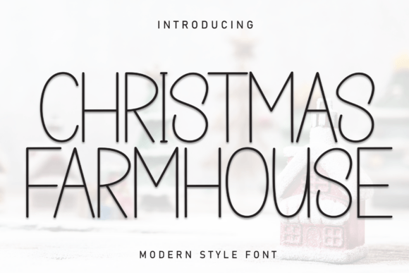 Christmas Farmhouse: A Handwritten Font with Whimsical Charm