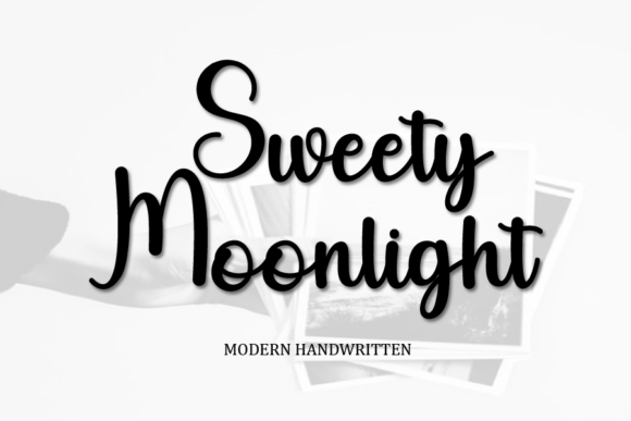 Exploring Sweety Moonlight: A Handwritten Script for Creative Design