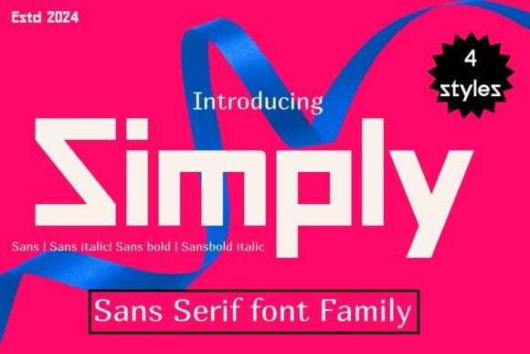 Exploring the Simply Font Family for Modern Design