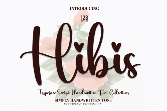 Hibis: The Heart-Dotted Typeface for Romantic Designs