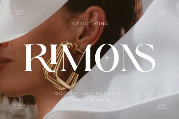 Rimons: A Serif Display Font for Luxury Branding